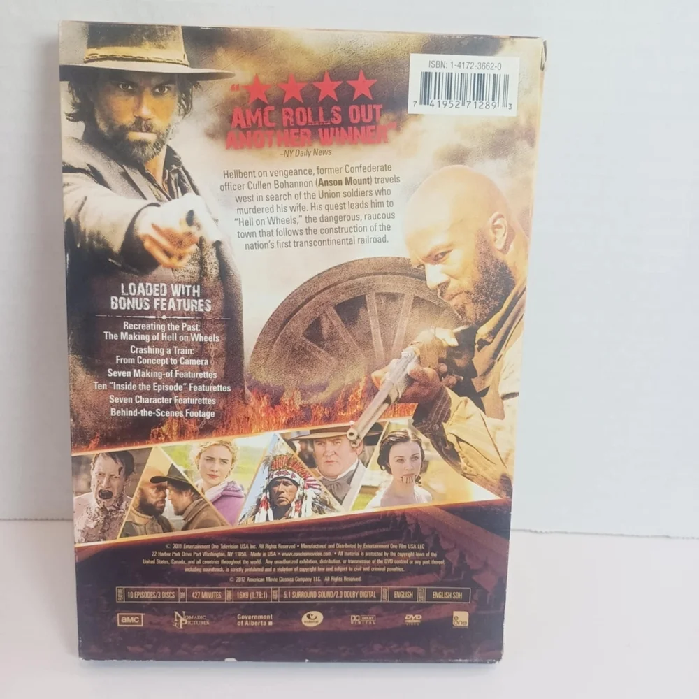 Hell‎ On Wheels - The Complete First Season DVDs